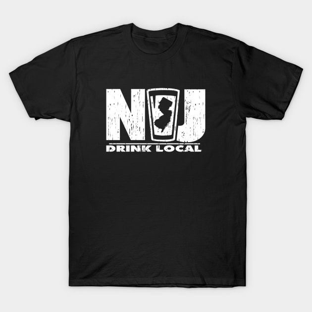 NEW JERSEY DRINK LOCAL T-Shirt by ATOMIC PASSION